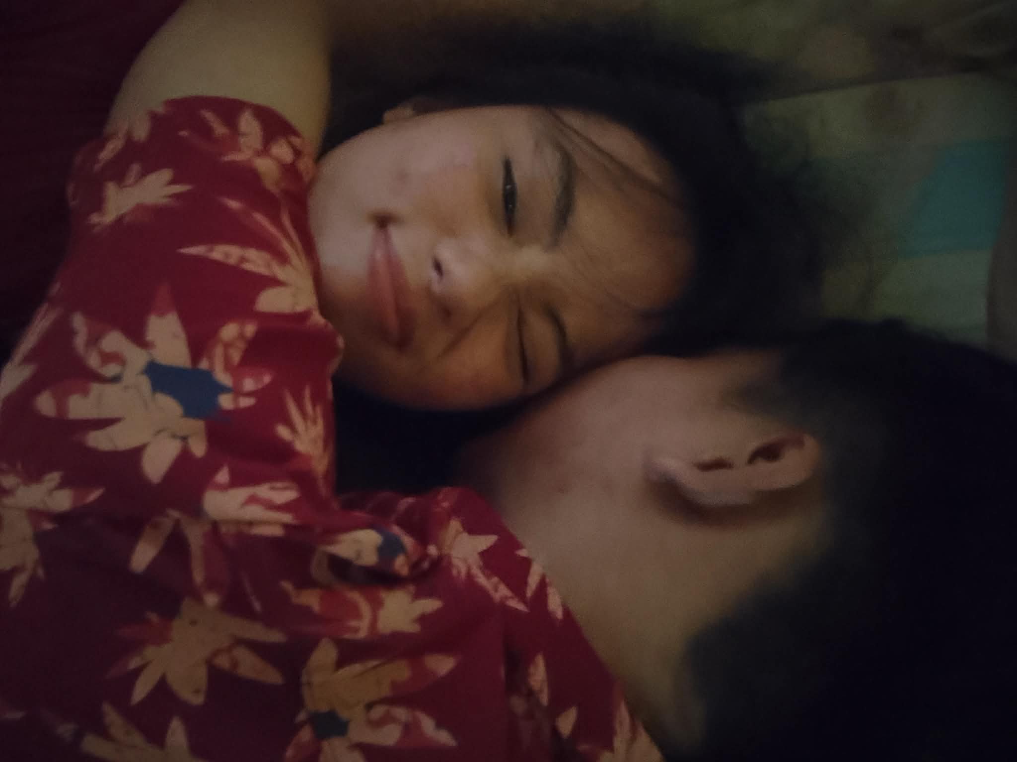 Me and my gf lying next to each other
